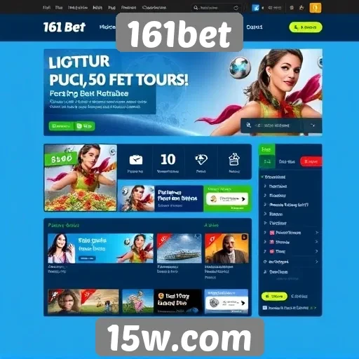Avaliação da interface do site 161bet
